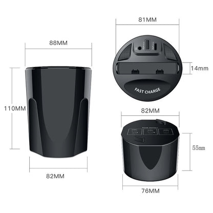 Car Wireless Charging Cup Wireless Charging Bracket Cup