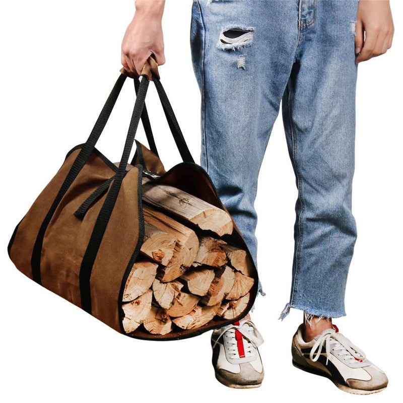 Outdoor Firewood Handbag Portable And Durable