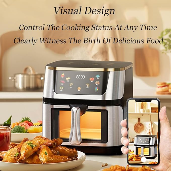 Stainless Steel Visual Air Fryer