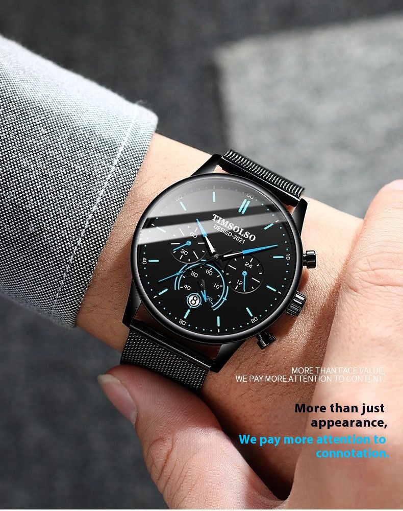 All-matching Simple And High-end Elegant Cool Ultra-thin Calendar Quartz Watch