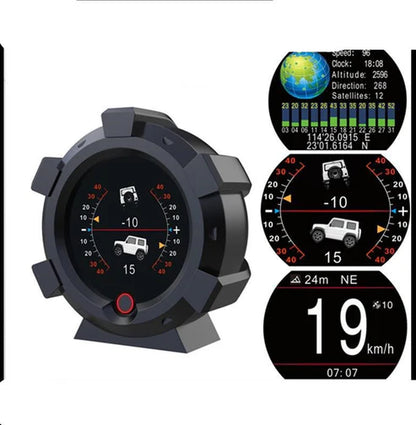 Car Incline Meter On-Board Altitude Meter