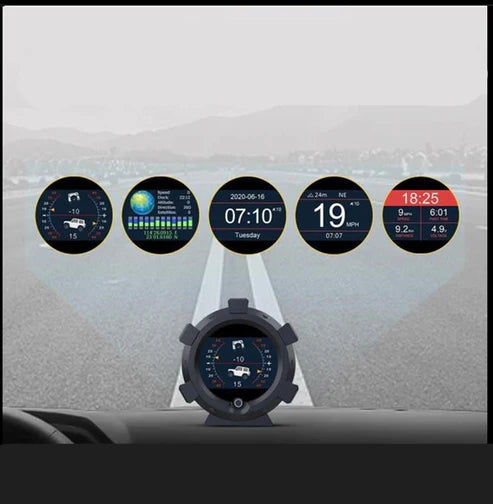 Car Incline Meter On-Board Altitude Meter