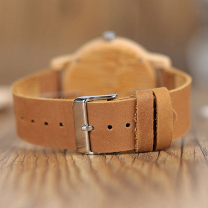 Wooden Watch Couple Bamboo