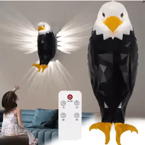 LED Bird Projection